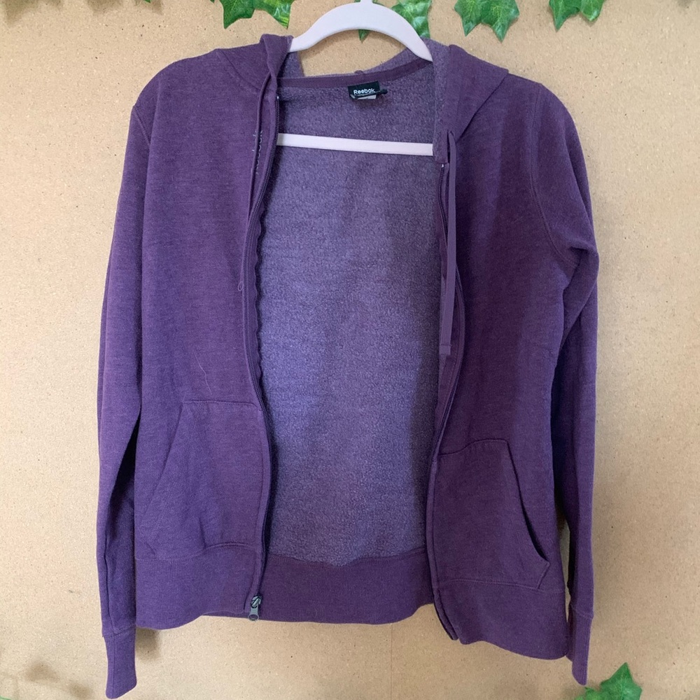 LOWBALLS ACCEPTED - reebok purple zip up